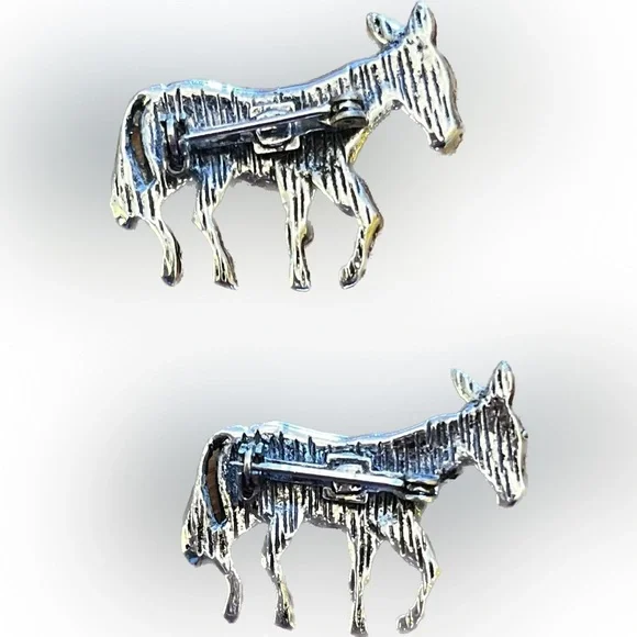 Gift with purchase – Two Adorable donkey pins  brooch - Picture 6 of 8